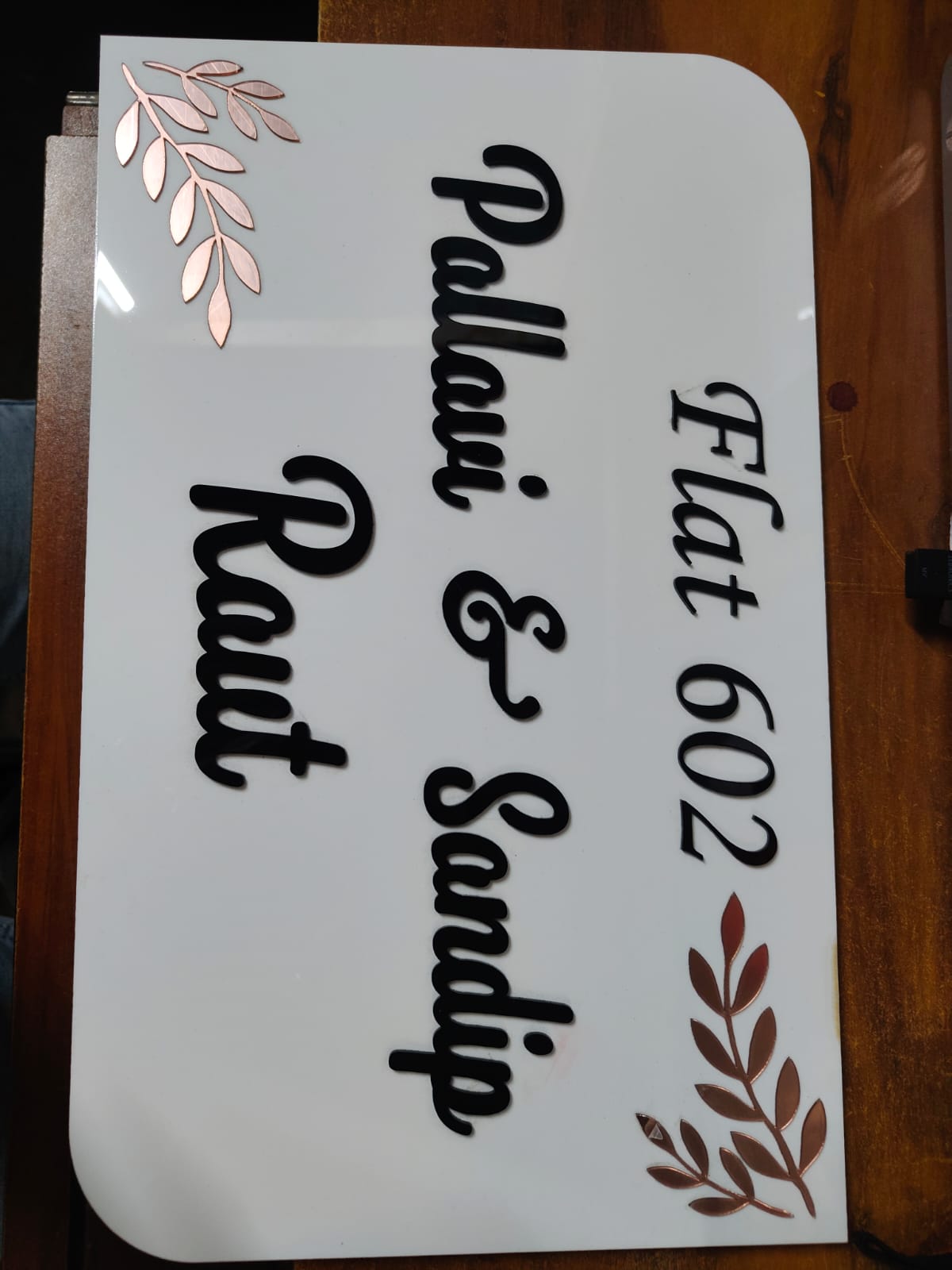 Vaishma Raju Mali Nameplate